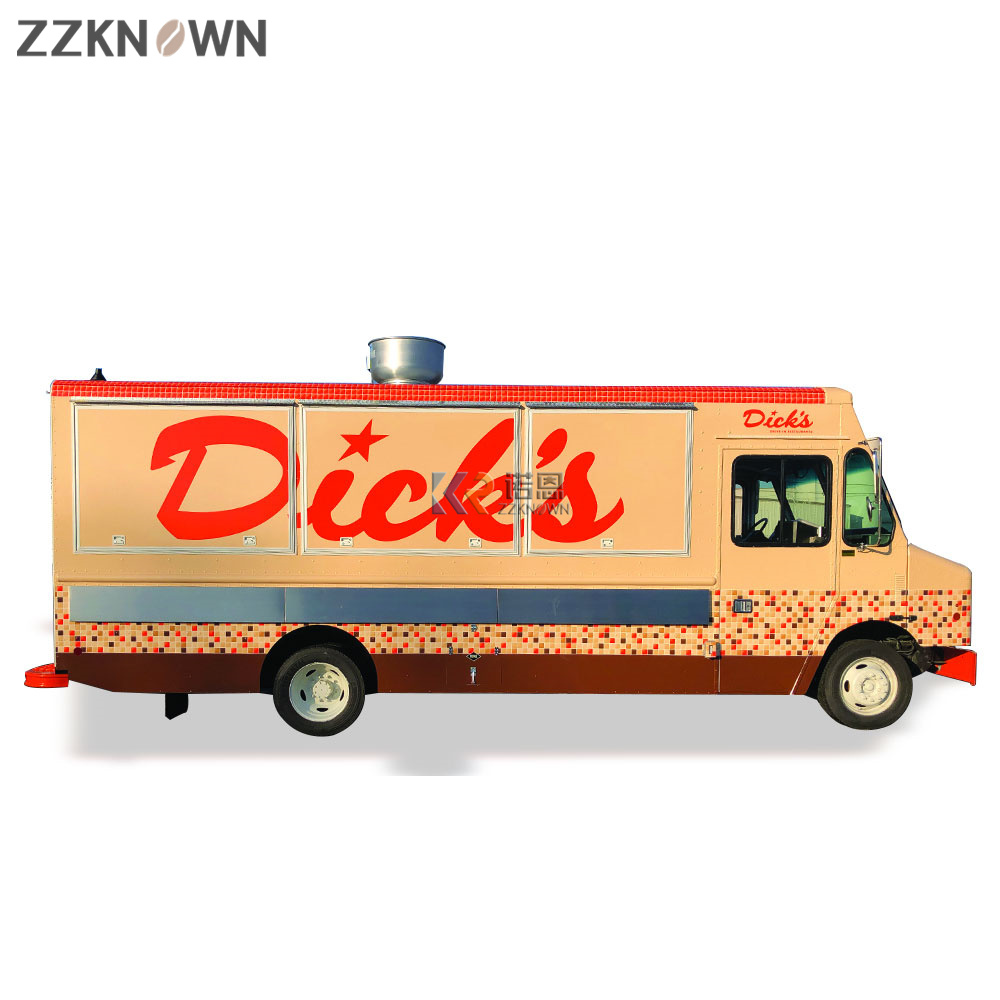 Food Truck With Snacks - Fully Equipment Mobile Food Trucks with