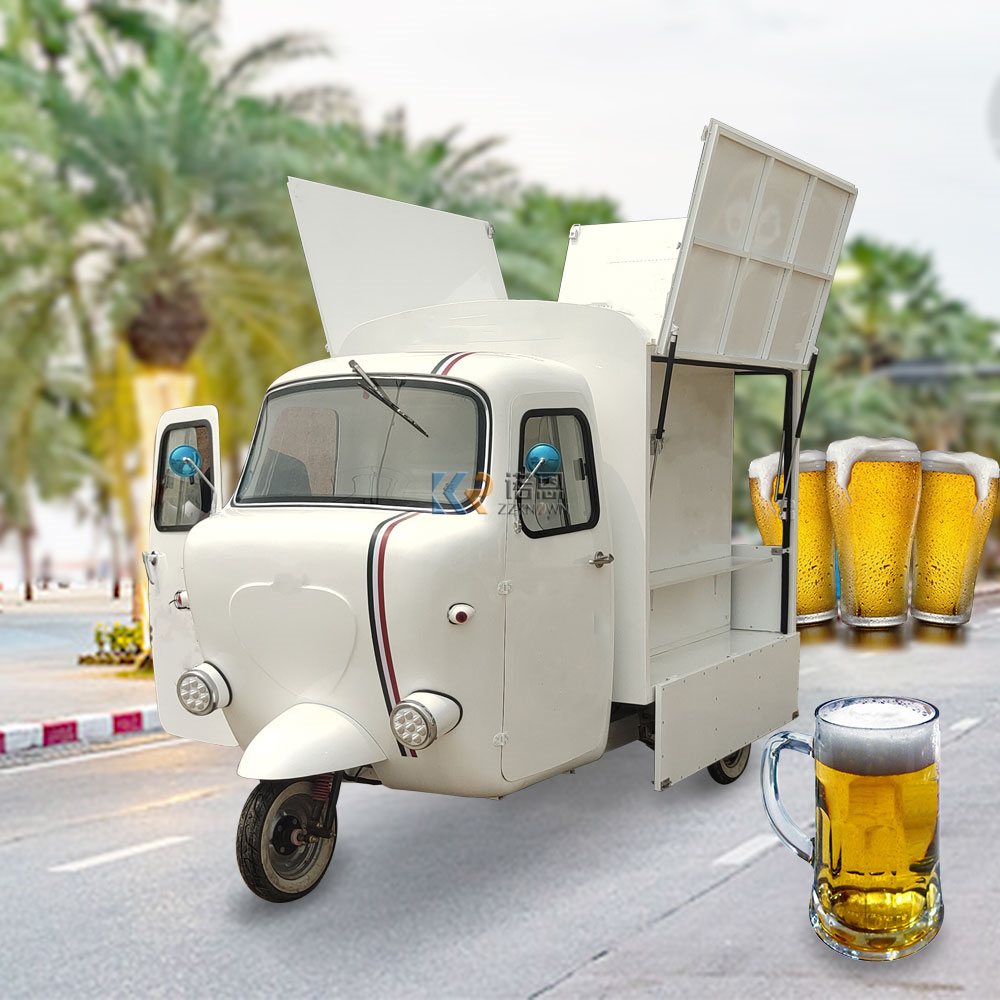 Food Truck With Snacks - 3 Wheel Lambro Street Mobile Fast