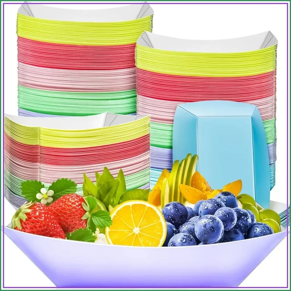 Food Snacks Images - 100 Pack 3LB Kraft Paper Food