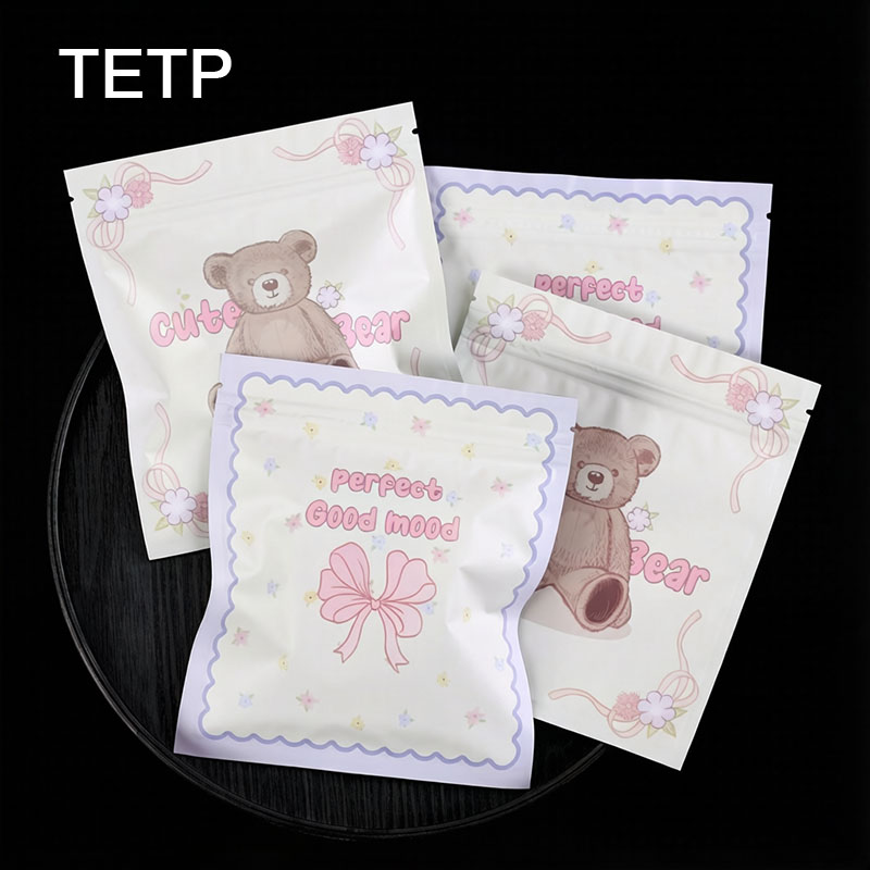 Food Day Snacks - TETP 100Pcs Cartoon Aluminum Foil Packaging