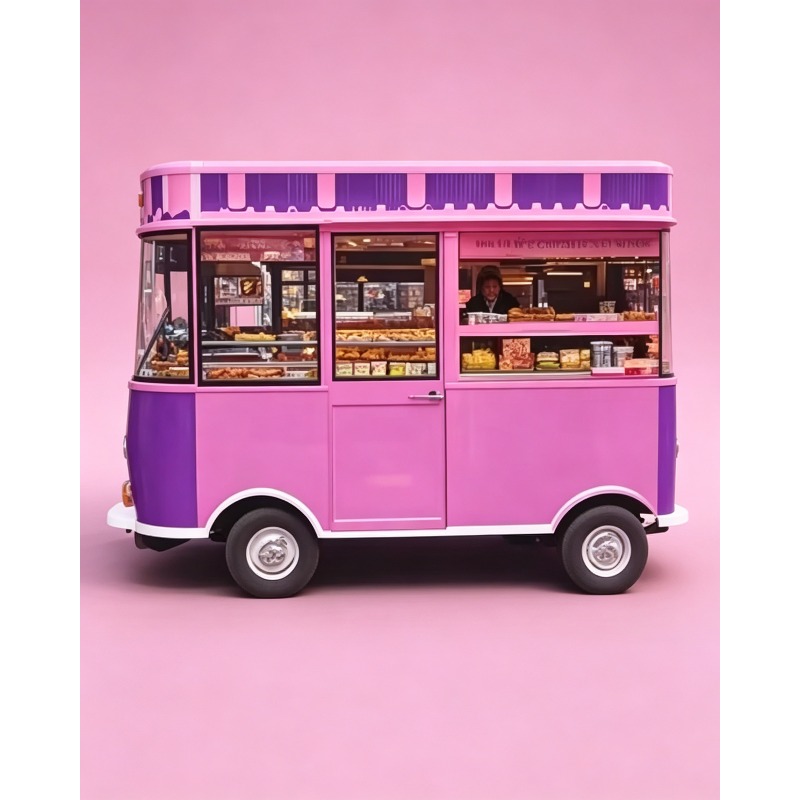 Food Truck With Snacks - High Quality Food Truck Trailer Machine