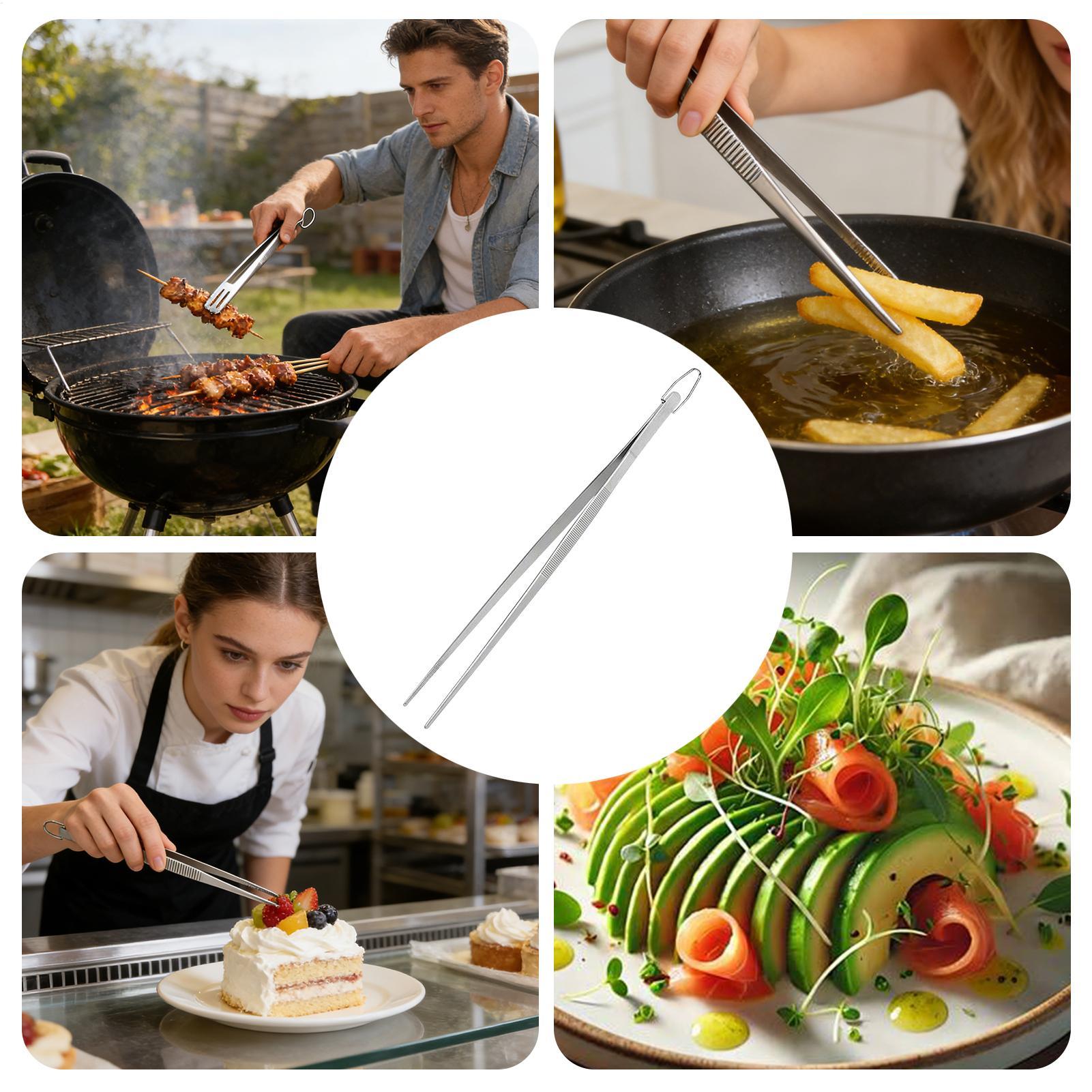 Cooking Tongs Tweezers Food To - Food Snacks Party 评论和价格