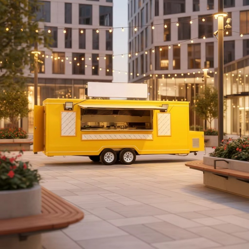 Mobile Kitchen Vending Food Tr - Food Truck With Snacks 评论和价格