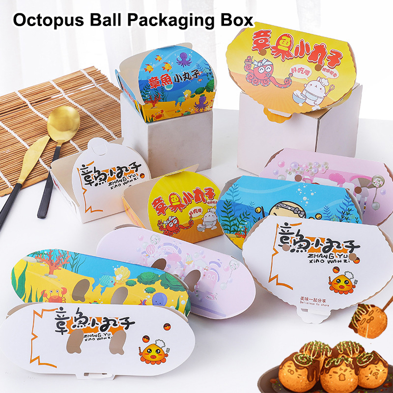 100Pcs Disposable Cartoon Octo - Food Snacks Party 评论和价格