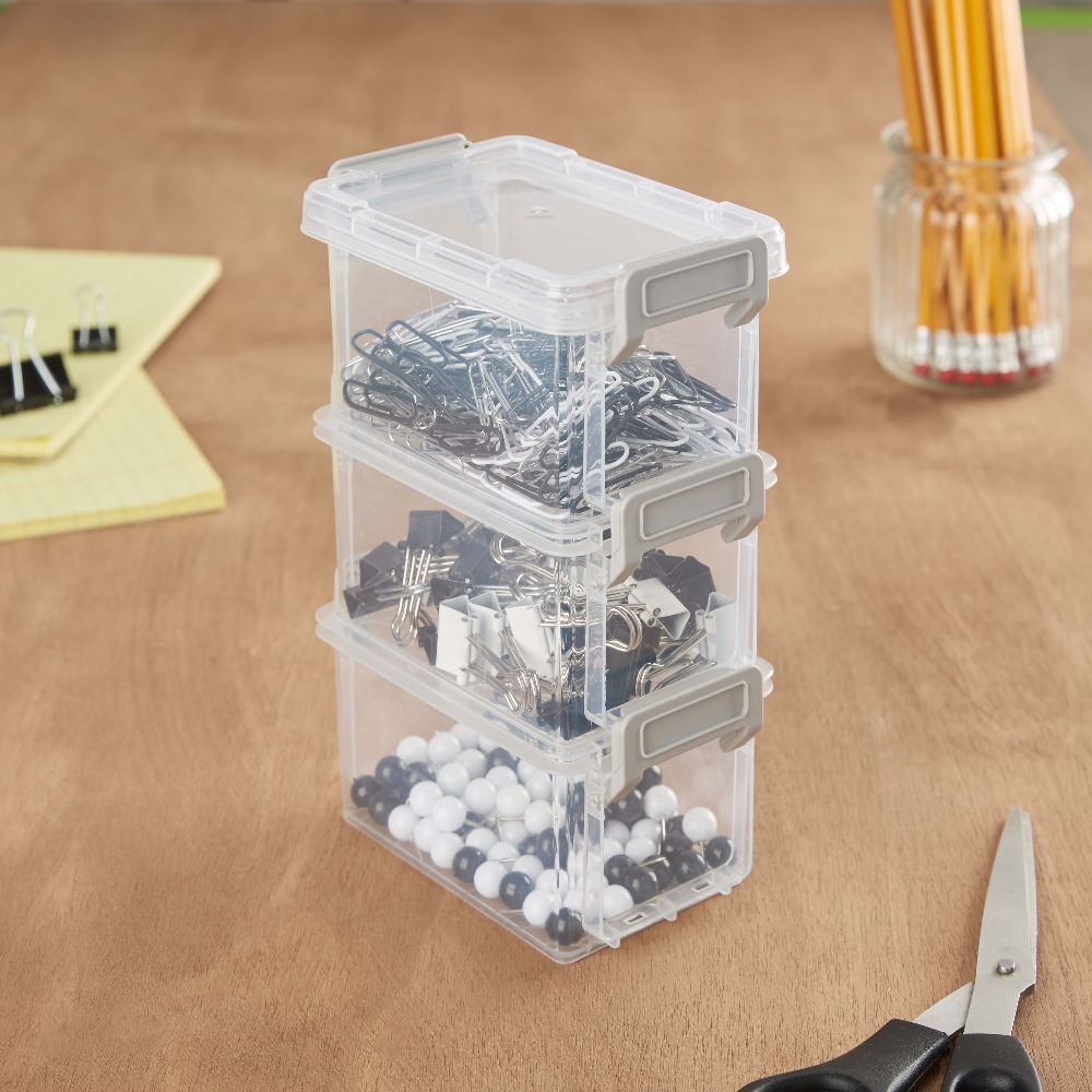 4-Pack 12oz Stackable Storage  - Food Snacks Label 评论和价格