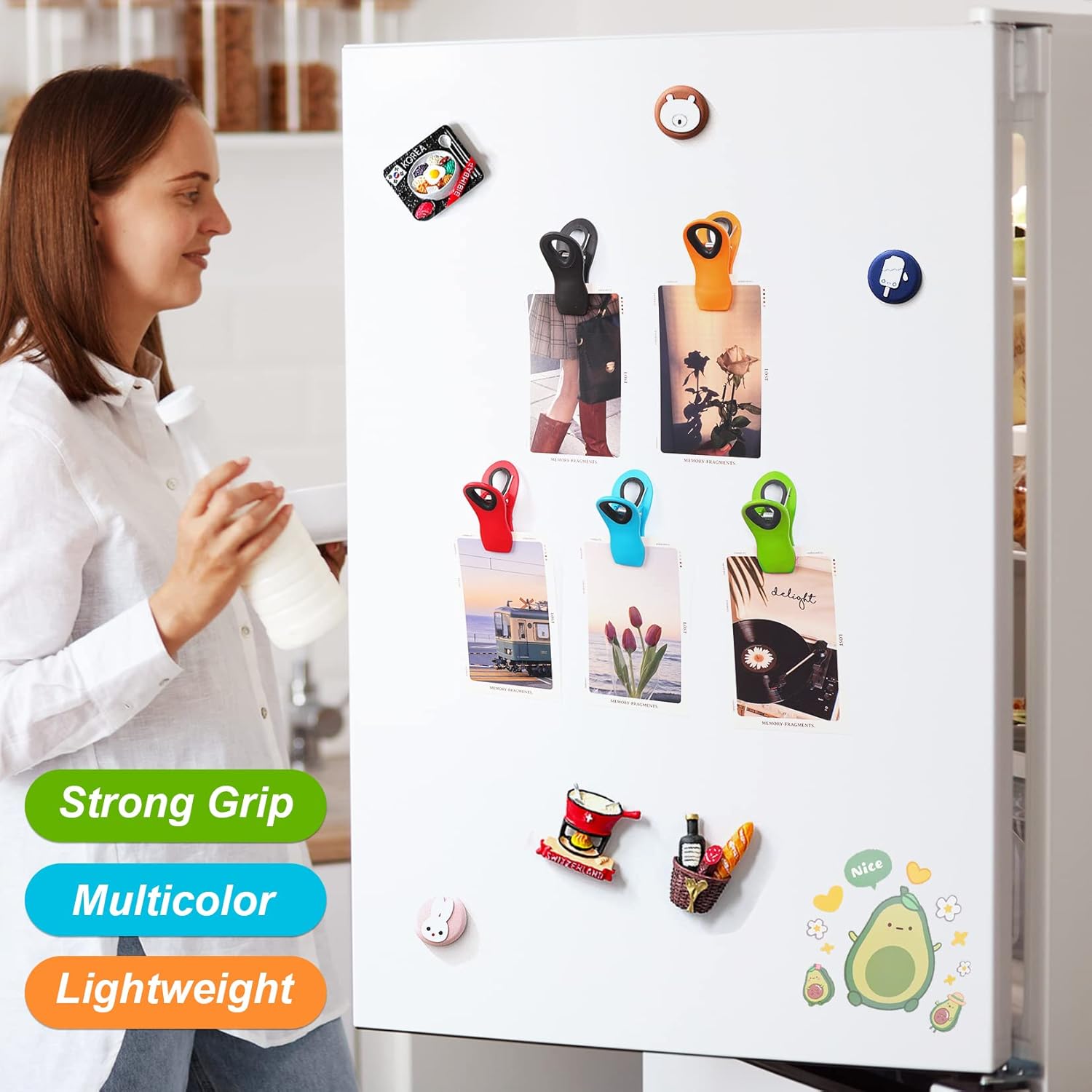 12 Pack Chip Clips for Food St - Food Snacks Images 评论和价格