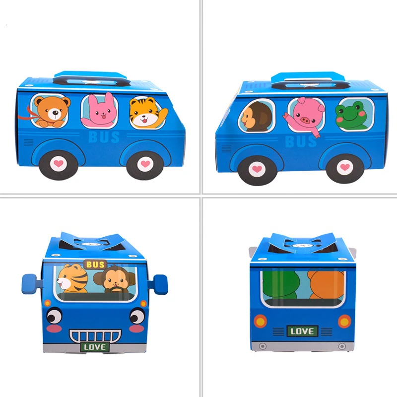 6PCS Gift Box Packaging Handle - Food Day Snacks 评论和价格