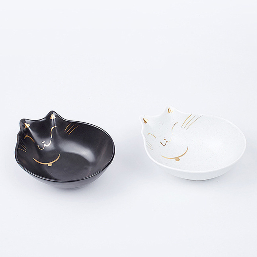 1Pcs Ceramic Cat Bowl Premium  - Food Snacks That Are Green 评论和价格