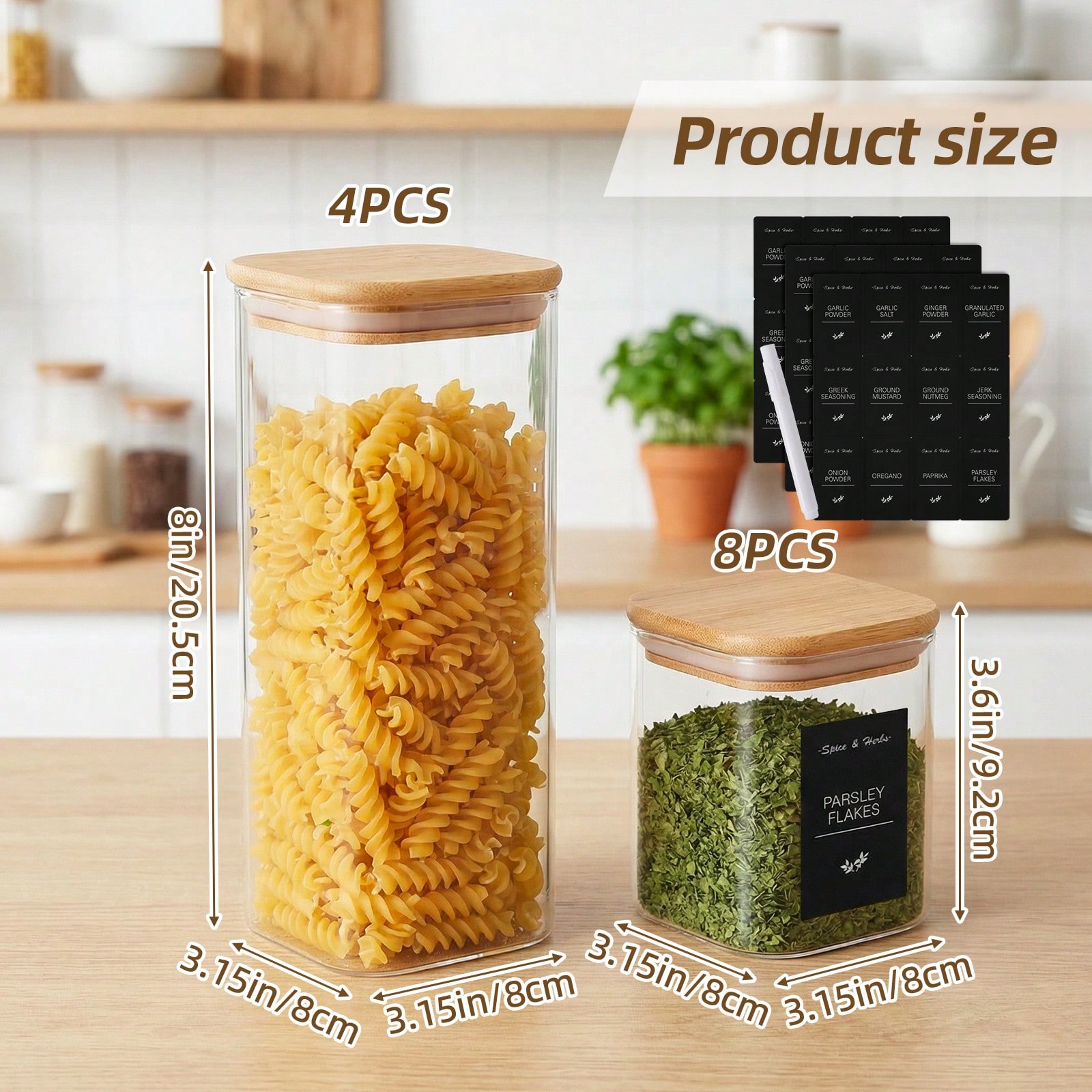 Glass Food Storage Containers  - Food Snacks Label 评论和价格