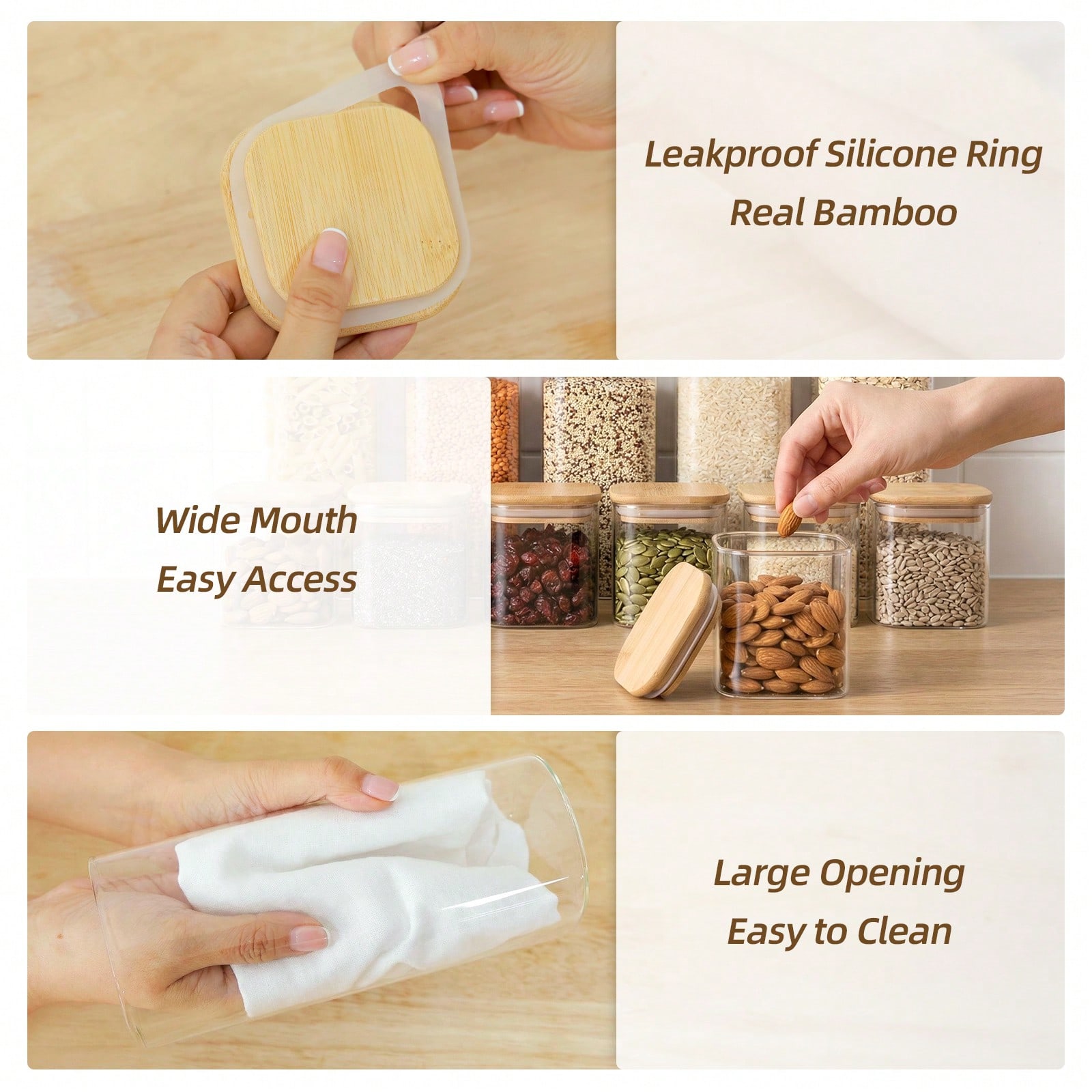 Glass Food Storage Containers  - Food Snacks Label 评论和价格