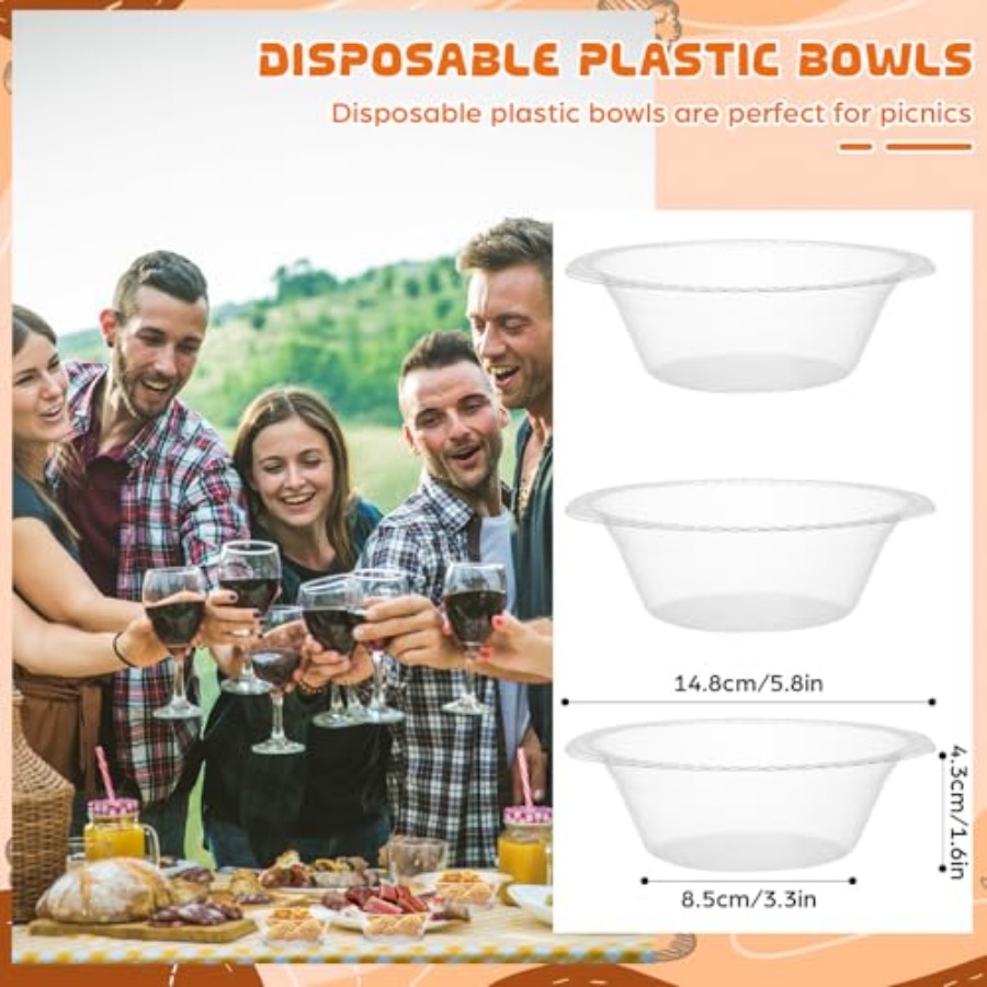 30 Pack 12 oz Disposable Plast - Food Snacks Party 评论和价格