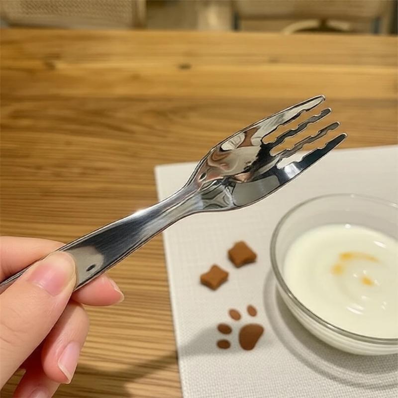 Compact Stainless Spoon And Fo - Food And Snacks Ideas 评论和价格