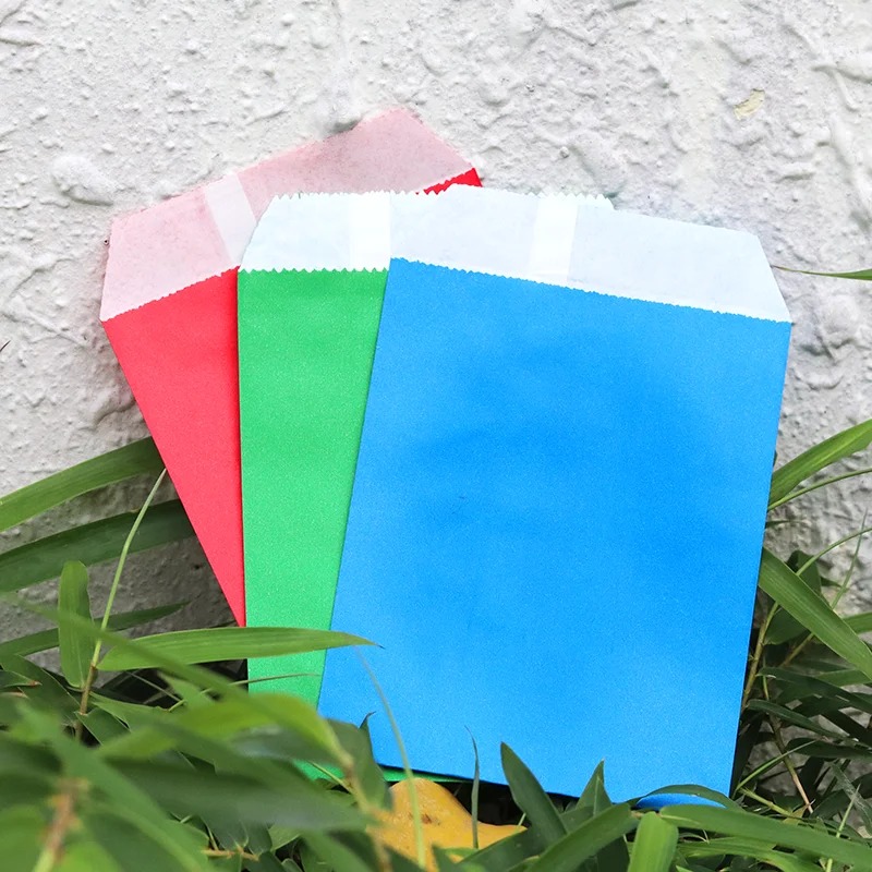 50/100pcs color Gift Kraft Pap - Food Day Snacks 评论和价格
