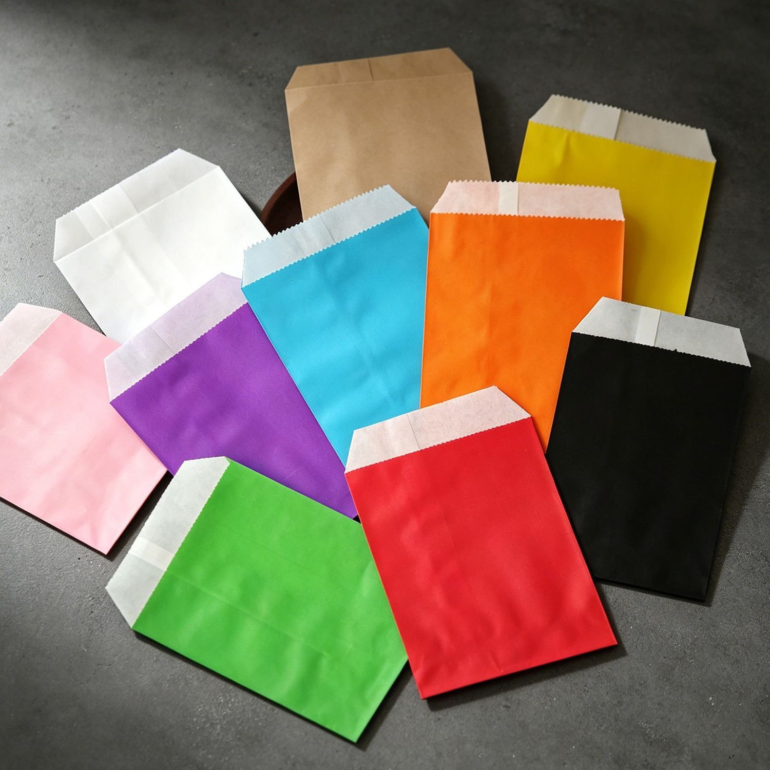 50/100pcs color Gift Kraft Pap - Food Day Snacks 评论和价格