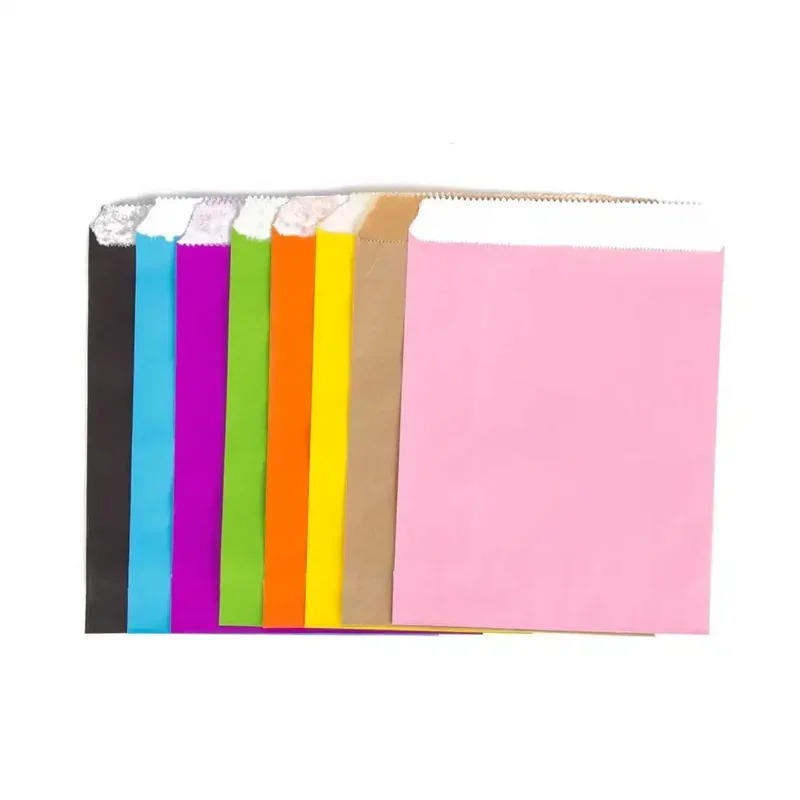 50/100pcs color Gift Kraft Pap - Food Day Snacks 评论和价格