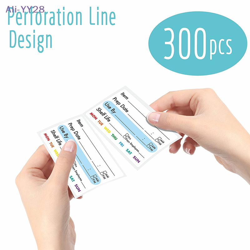 【YY28】300Pcs/Roll Kitchen Food - Food Snacks Label 评论和价格